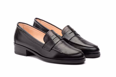 Zapatos Mujer Piel Negro - 5