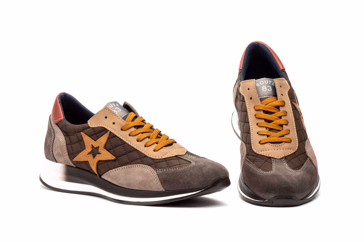 Deportivos Hombre Piel Marrón Estrella