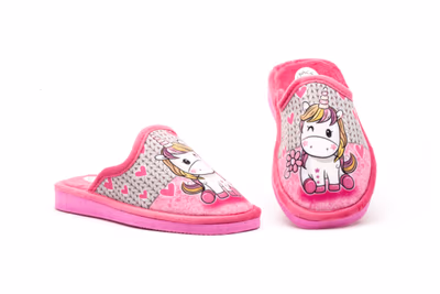 Zapatillas Casa Niña Unicornio Rosa