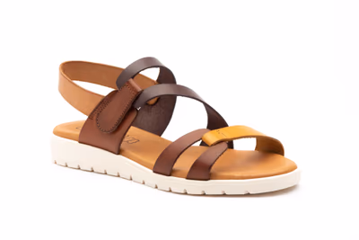 Sandalias Mujer Piel Cuero - 2