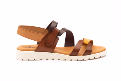 Sandalias Mujer Piel Cuero - 3