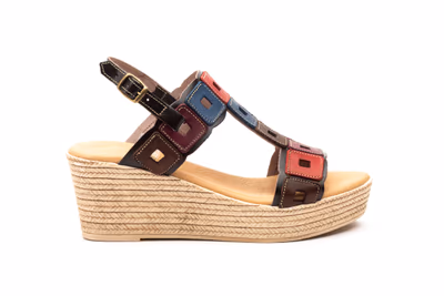 Sandalias Mujer Piel Multicolor - 3