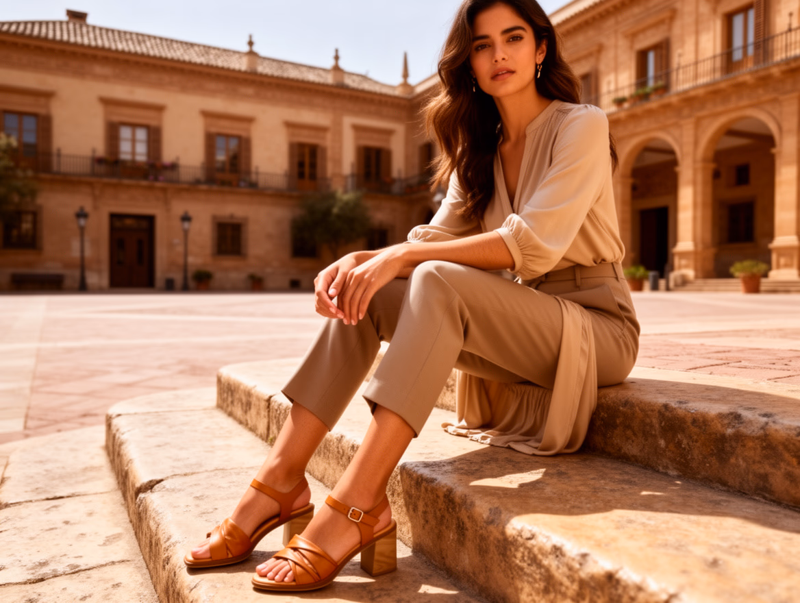 Sandalias Mujer Piel Cuero Tacón  Xbonita ref. XB-2248 - 5