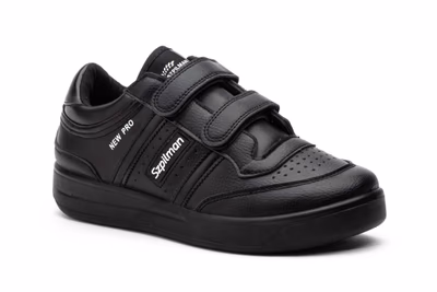 Black Men's Sports Shoes with Hook-and-Loop Straps SZPILMAN ref. SZ-1-900 - 2