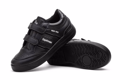 Black Men's Sports Shoes with Hook-and-Loop Straps SZPILMAN ref. SZ-1-900 - 5