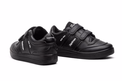 Black Men's Sports Shoes with Hook-and-Loop Straps SZPILMAN ref. SZ-1-900 - 6