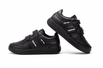 Black Men's Sports Shoes with Hook-and-Loop Straps SZPILMAN ref. SZ-1-900 - 7