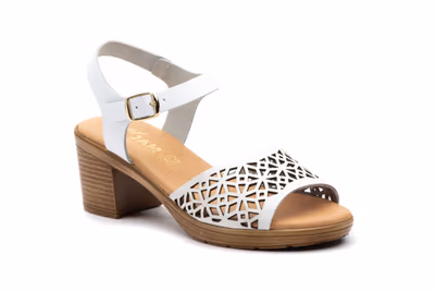 Sandalias Mujer Piel Blanco JAM ref. 7065 - 2