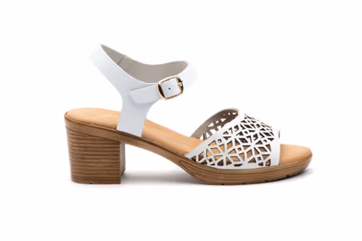 Sandalias Mujer Piel Blanco JAM ref. 7065 - 3