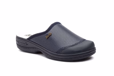 Zuecos Mujer Licra Piel Azul BioUp - 2