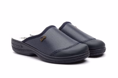 Zuecos Mujer Licra Piel Azul BioUp - 5