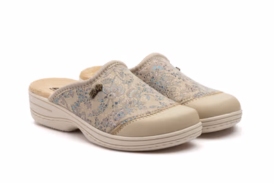 Zuecos Mujer Licra Ida Beige BioUp - 5