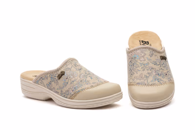 Zuecos Mujer Licra Ida Beige BioUp