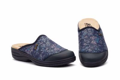 Zuecos Mujer Licra Ida Azul BioUp