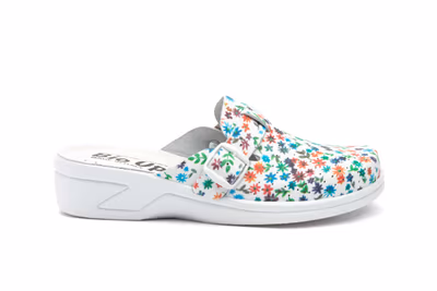 Zuecos Mujer Piel Multi Perforado Hebilla BioUp - 3