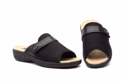 Sandalias Mujer Licra Negro BioUp