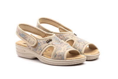 Sandalias Mujer Licra Beige BioUp - 5