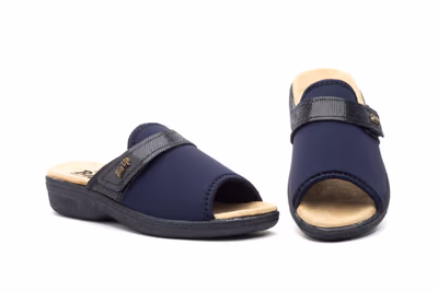 Sandalias Mujer Licra Azul BioUp