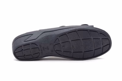 Zuecos Mujer Piel Azul Hebilla BioUp - 4