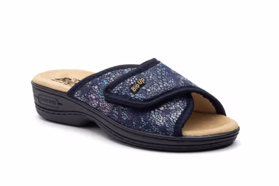 Sandalias Mujer Licra Ida Marino Velcro BioUp - 2