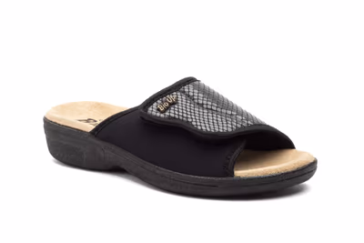 Sandalias Mujer Licra Negro BioUp - 2