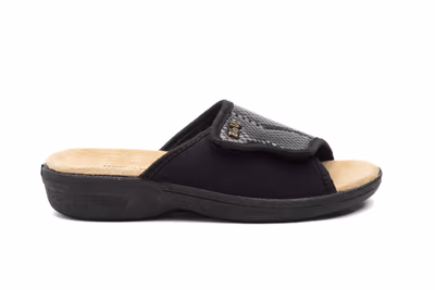 Sandalias Mujer Licra Negro BioUp - 3