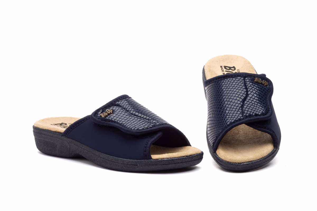 Sandalias Mujer Licra Azul BioUp