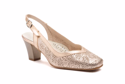 Zapatos Mujer Piel Salmón - 2