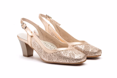 Zapatos Mujer Piel Salmón - 5