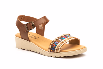Sandalias Mujer Piel Cuero Multi - 2