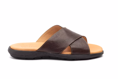Sandalias Hombre Piel Marrón - 3