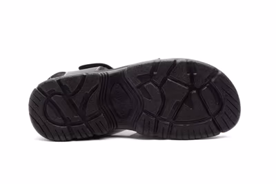 Sandalias Californiana Bio Hombre Piel Negro Morxiva - 4