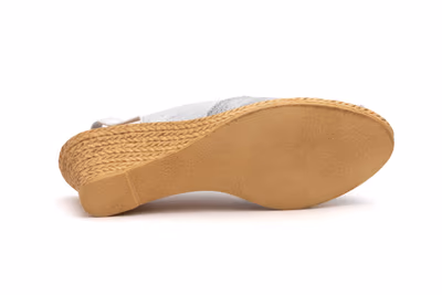 Sandalias Mujer Piel Plata - 4