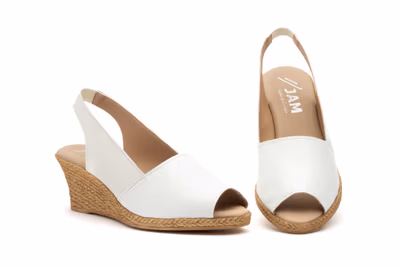 Sandlias Mujer Piel Plata