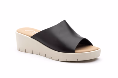 Sandalias Mujer Piel Negro - 2