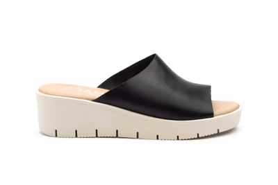 Sandalias Mujer Piel Negro - 3