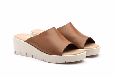 Sandalias Mujer Piel Cuero - 5