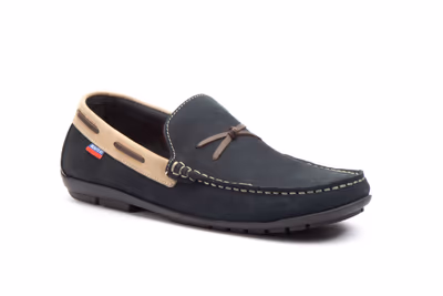 Náuticos Hombre Piel Nobuck Marino - 2