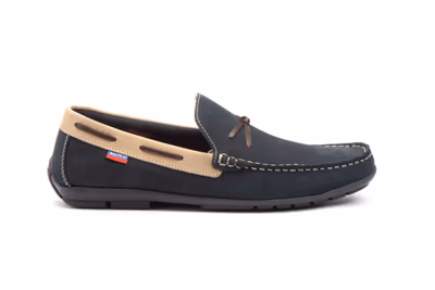 Náuticos Hombre Piel Nobuck Marino - 3