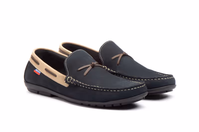 Náuticos Hombre Piel Nobuck Marino - 5