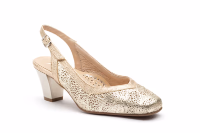 Zapatos Mujer Piel Platino - 2