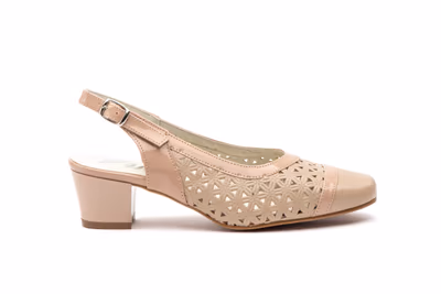 Zapatos Mujer Piel Nude - 3