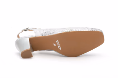 Zapatos Mujer Piel Plata - 4