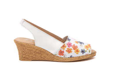 Sandalias Mujer Piel Estampado - 5
