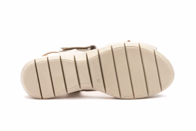 Sandalias Mujer Piel Beige - 4