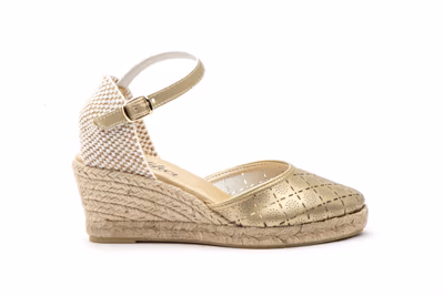 Alpargata Yute Mujer Platino Láser - 4