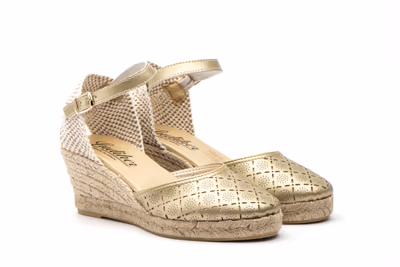 Alpargata Yute Mujer Platino Láser - 5