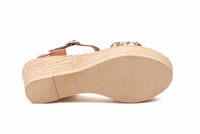 Sandalias Mujer Piel Cuero - 4