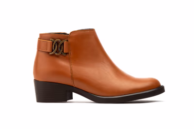 Botín Mujer Piel Cuero - 3