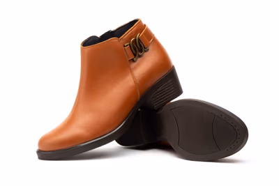 Botín Mujer Piel Cuero - 7